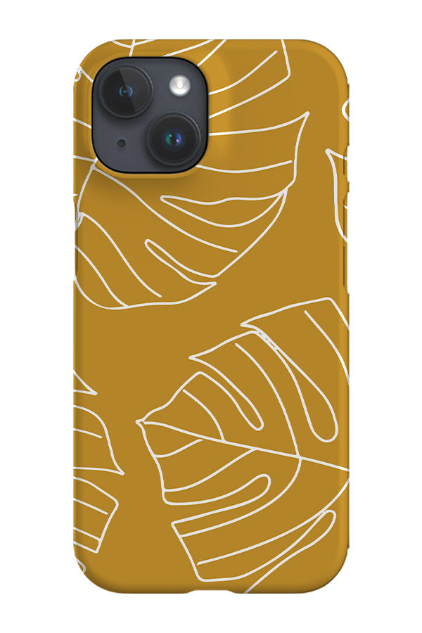 Monstera Phone Case (Yellow)