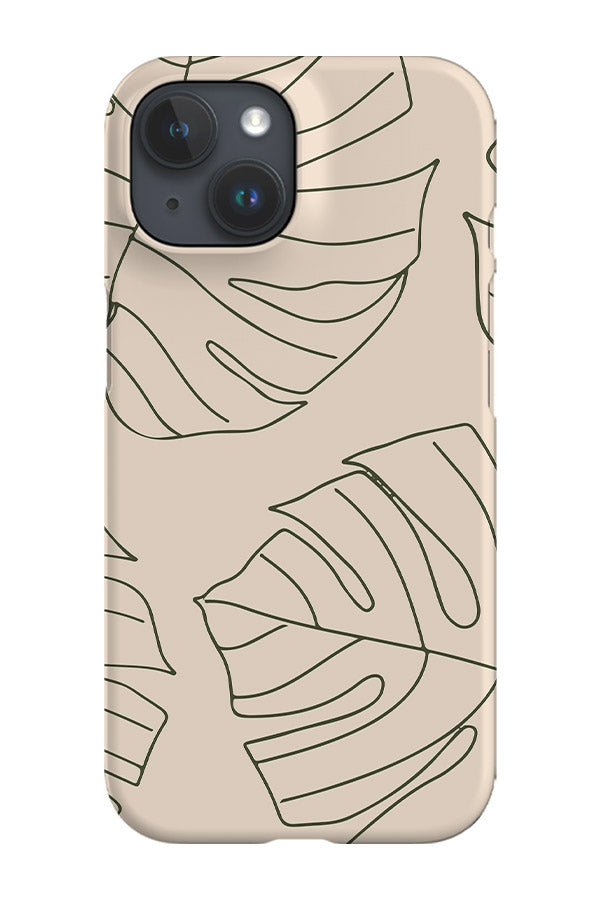 Monstera Phone Case (Cream) | Harper & Blake