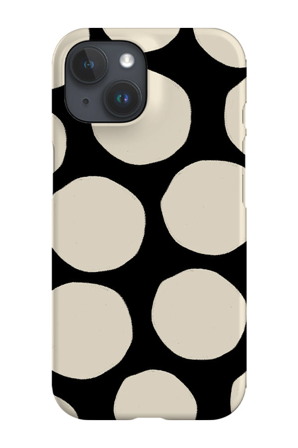 Large Full Moons Phone Case (Black) | Harper & Blake