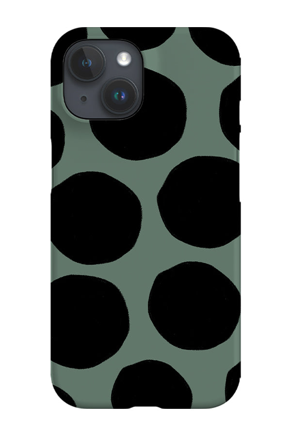 Large Full Moons Phone Case (Green) | Harper & Blake