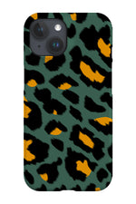 Leopard Print Phone Case (Khaki Green)