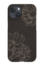 Classic Botanical Peonies Phone Case (Ash)