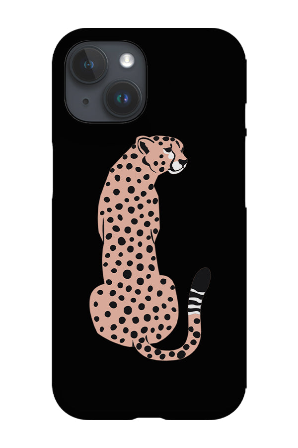 Minimalist Cheetah Phone Case (Black)
