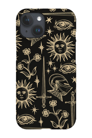 Medieval Mix Scatter Phone Case (Black) | Harper & Blake