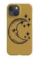 Medieval Moon Phone Case (Mustard Yellow)