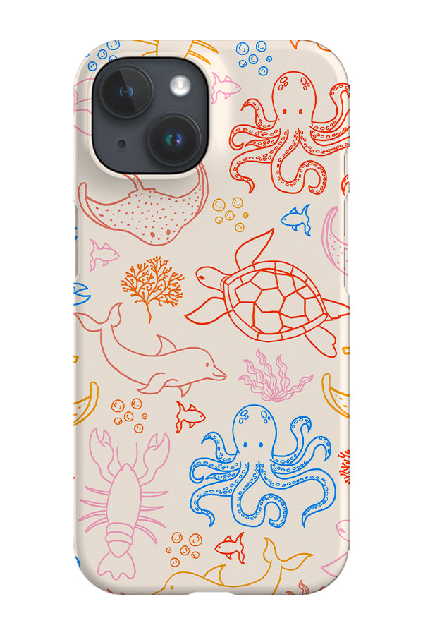 Ocean Animals Phone Case (Bright) | Harper & Blake