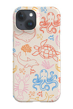 Ocean Animals Phone Case (Bright)