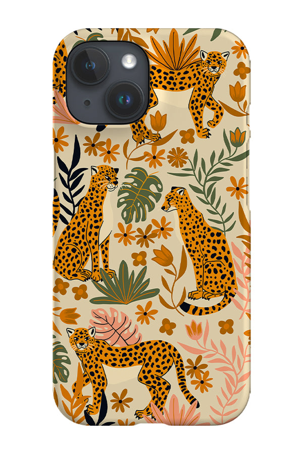 Cheetah Busy Jungle Phone Case (Neutral) | Harper & Blake