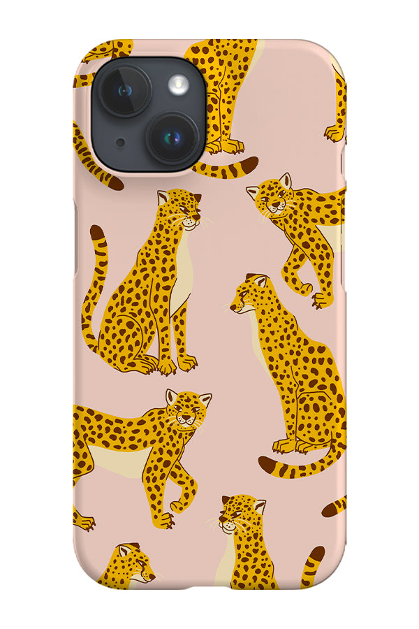 Cheetah Scatter Phone Case (Yellow) | Harper & Blake