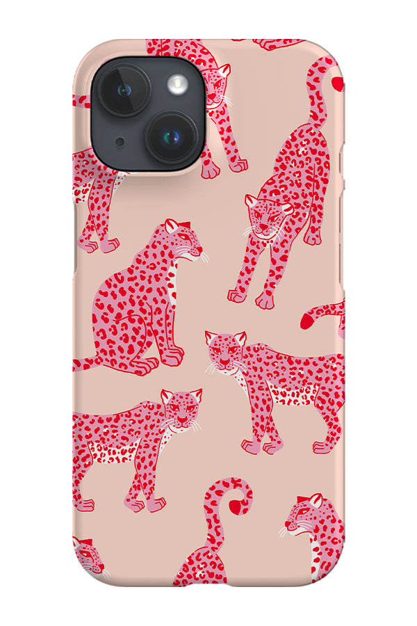 Leopard Scatter Phone Case (Pink)