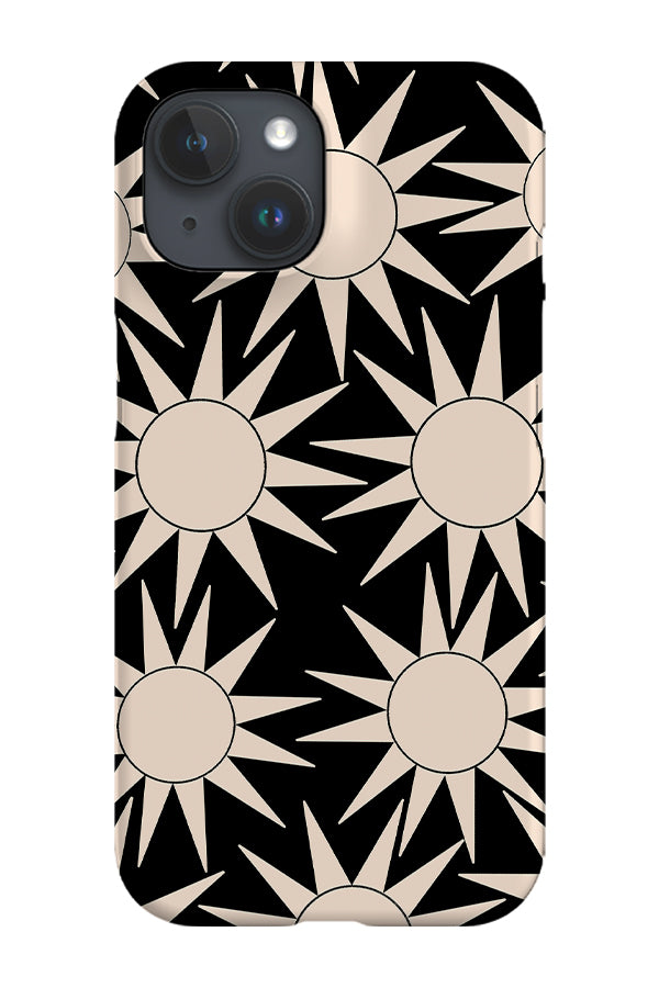 Large Sun Phone Case (Black) | Harper & Blake