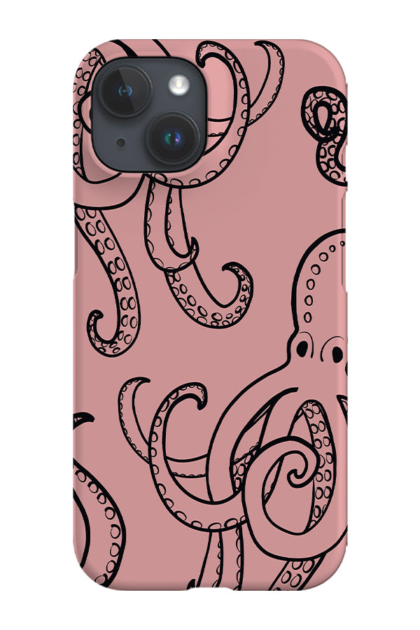 Octopus Line Art Phone Case (Pink) | Harper & Blake