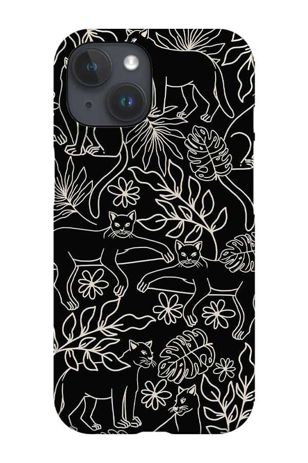 Panther Jungle Phone Case (Black) | Harper & Blake