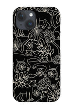 Panther Jungle Phone Case (Black)