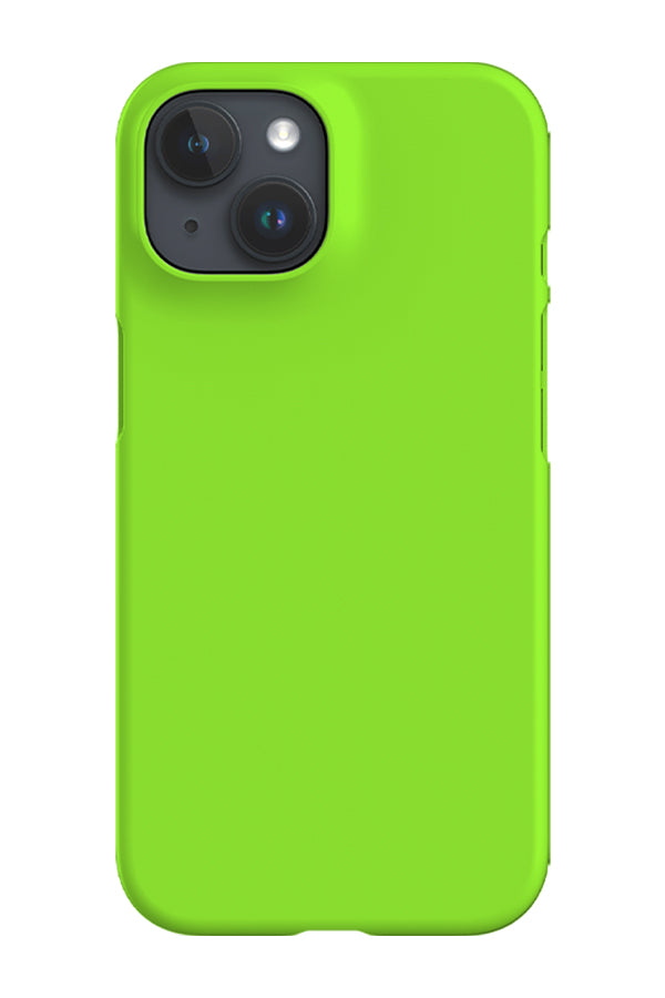 Lime Green Plain Block Colour Phone Case | Harper & Blake