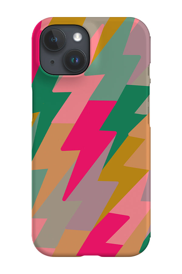 Retro Lightning Bolts Phone Case (Rainbow) | Harper & Blake