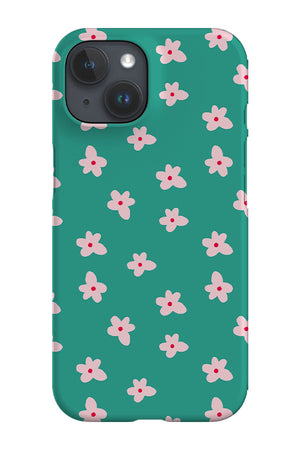 Retro Daisy Phone Case (Green) | Harper & Blake