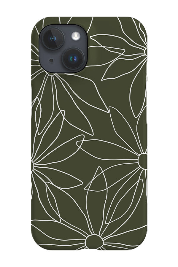 Scatter Daisy Phone Case (Green) | Harper & Blake