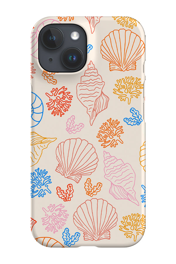 Seashell Coral Reef Phone Case (Bright Multicolour)