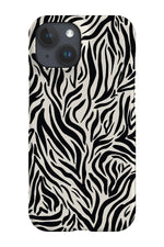 Tiger Animal Print Phone Case (Monochrome)