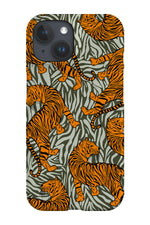 Tiger Skin Print Phone Case (Khaki)