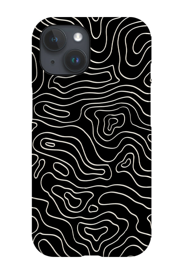 Terrain Topography Phone Case (Black) | Harper & Blake