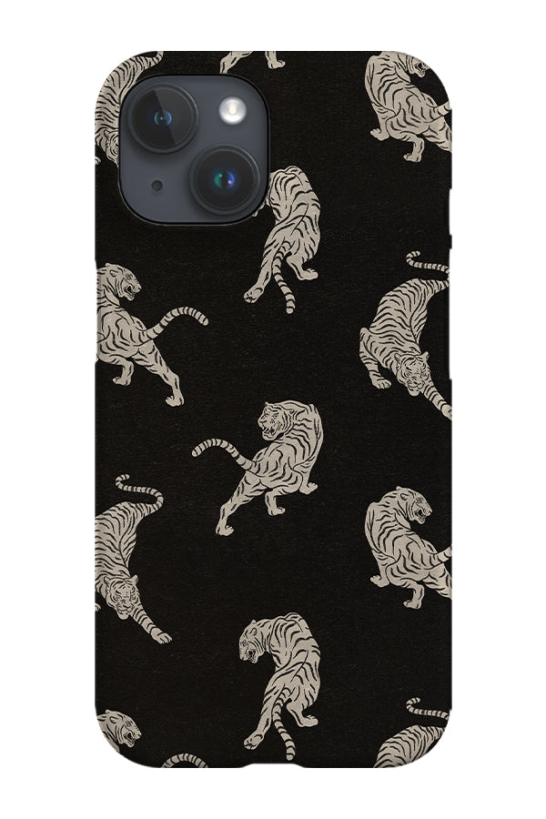 Tiger Print Phone Case (Black)