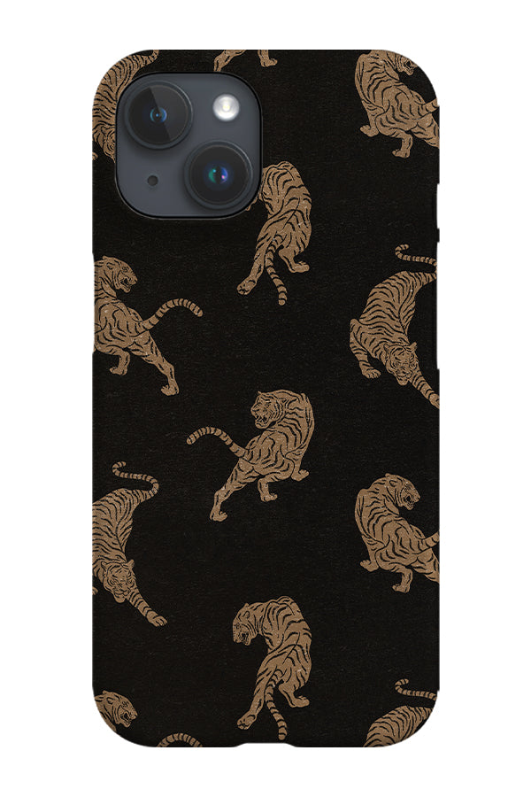 Tiger Print Phone Case (Black Yellow) | Harper & Blake