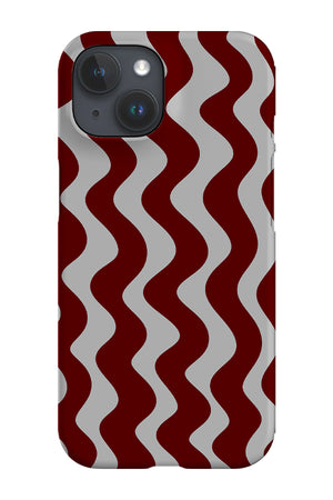 Vertical Wave Phone Case (Red) | Harper & Blake