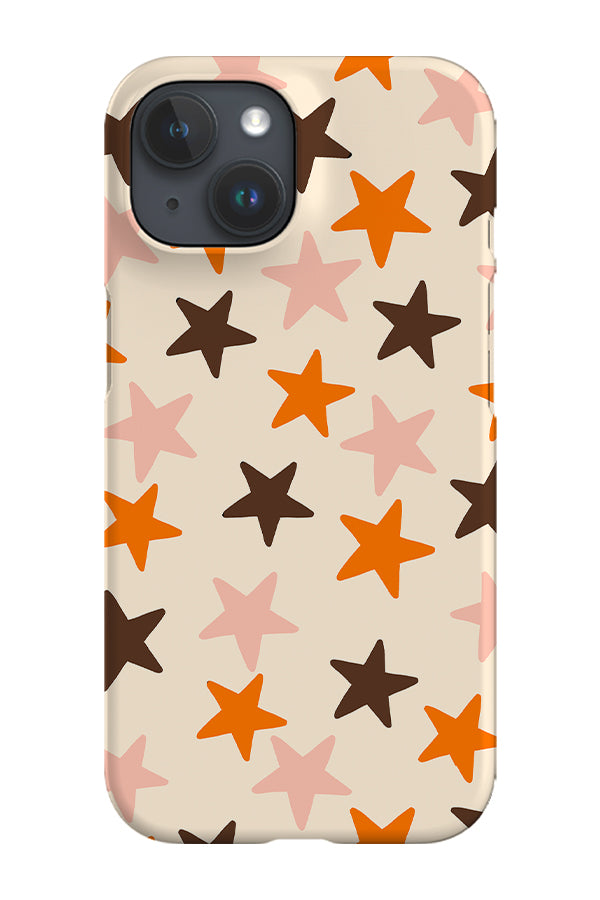 Vintage Stars Phone Case (Orange Brown) | Harper & Blake