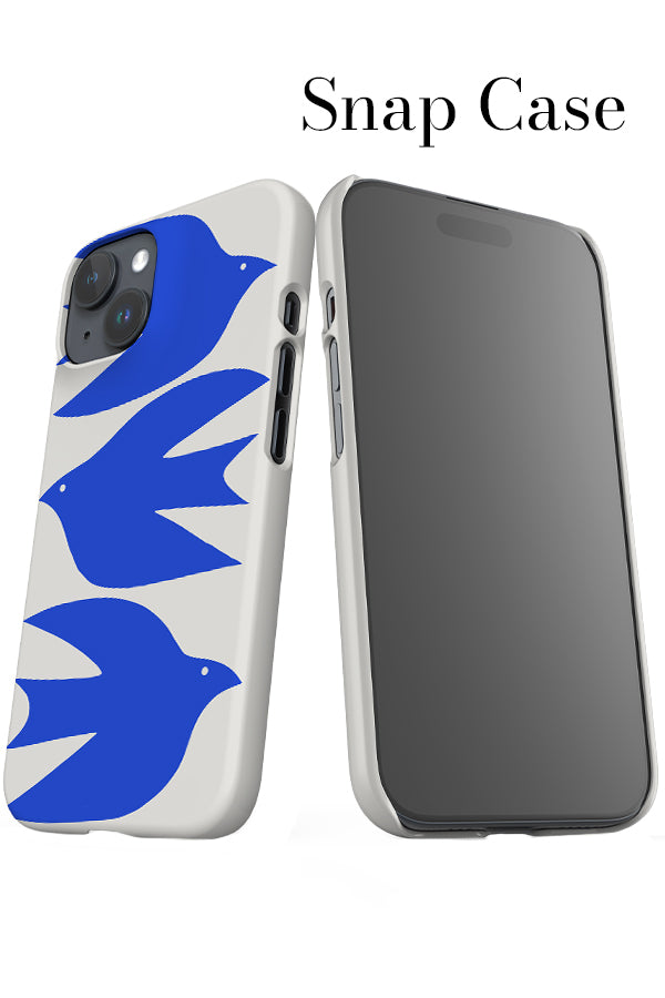 Abstract Bird iPhone Snap Phone Case (Off-White) | Harper & Blake