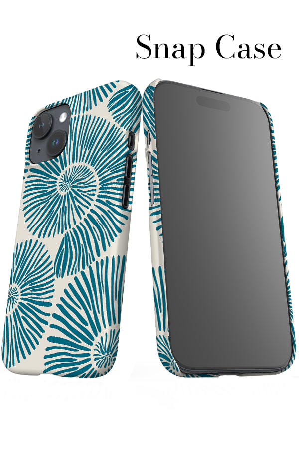 Abstract Shell iPhone Snap Phone Case (Beige Blue) | Harper & Blake