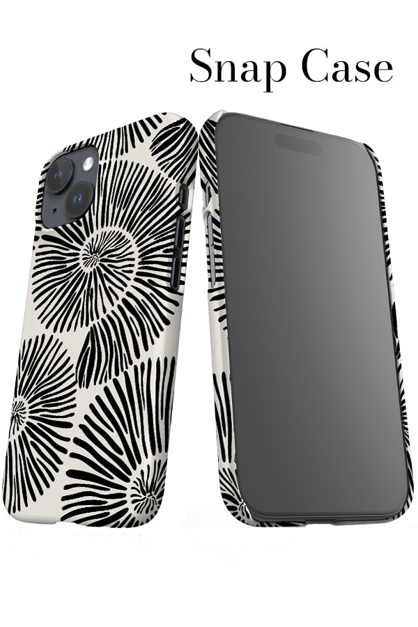 Abstract Shell iPhone Snap Phone Case (Black & White) | Harper & Blake