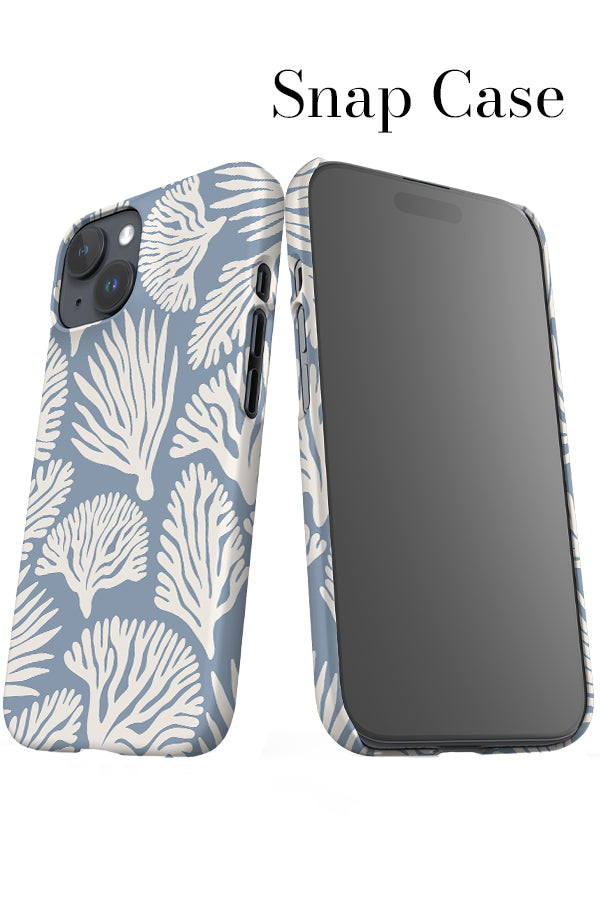 Coral Reef iPhone Snap Phone Case (Dusty Blue) | Harper & Blake