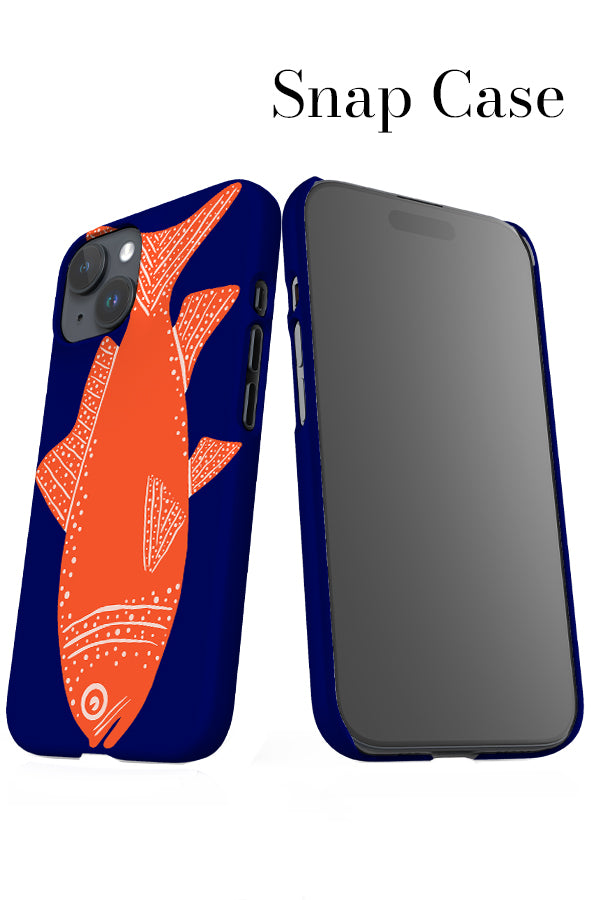 Fish iPhone Snap Phone Case (Dark Blue) | Harper & Blake