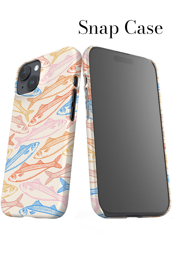 Fish Scatter iPhone Snap Phone Case (Bright) | Harper & Blake