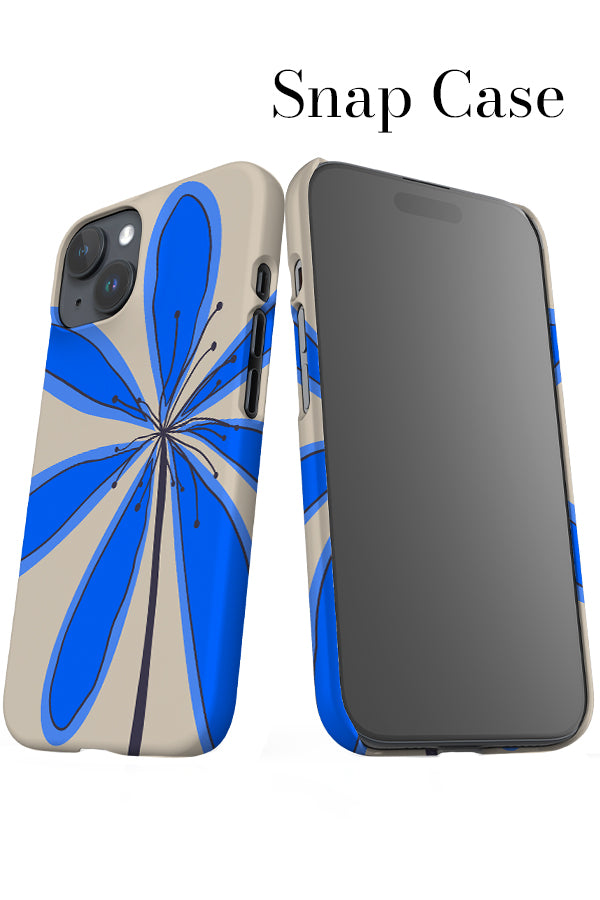 Flower Oversized Placement iPhone Snap Phone Case (Off-White) | Harper & Blake