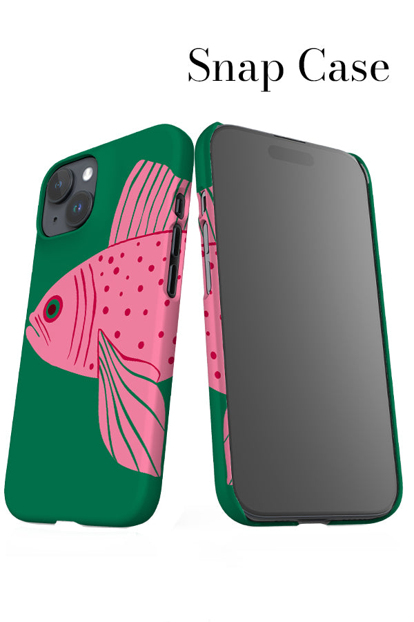 Goldfish iPhone Snap Phone Case (Green) | Harper & Blake