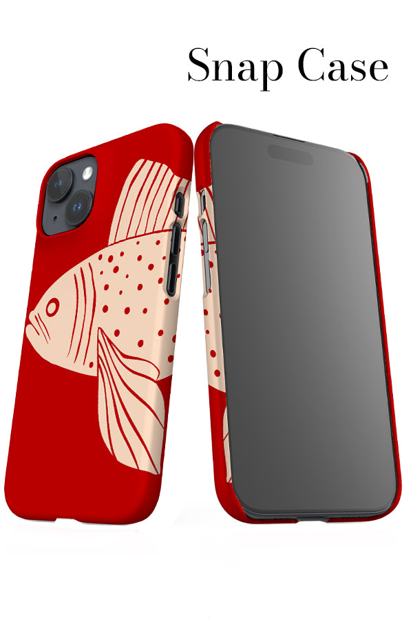 Goldfish iPhone Snap Phone Case (Red) | Harper & Blake