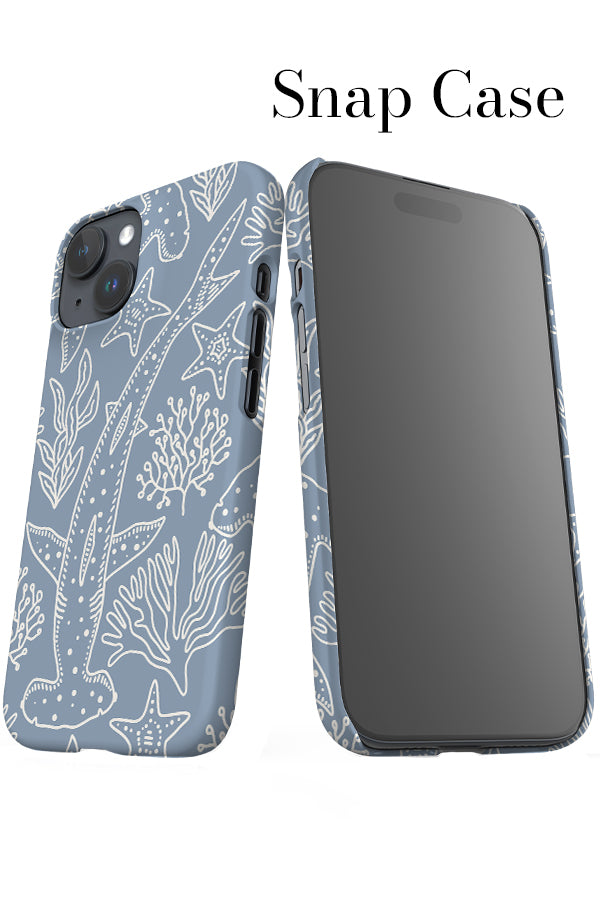 Hammerhead Shark iPhone Snap Phone Case (Dusty Blue) | Harper & Blake