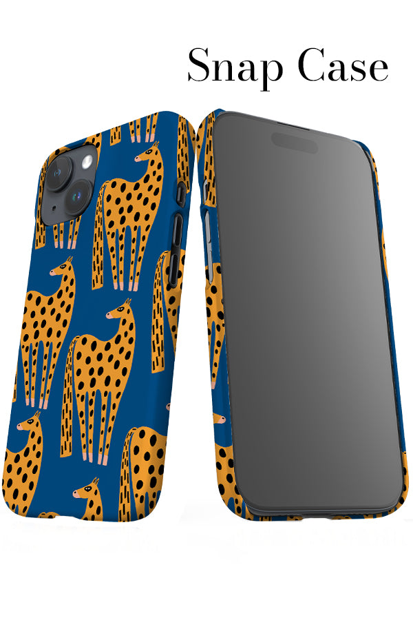 Horse Scatter iPhone Snap Phone Case (Blue) | Harper & Blake