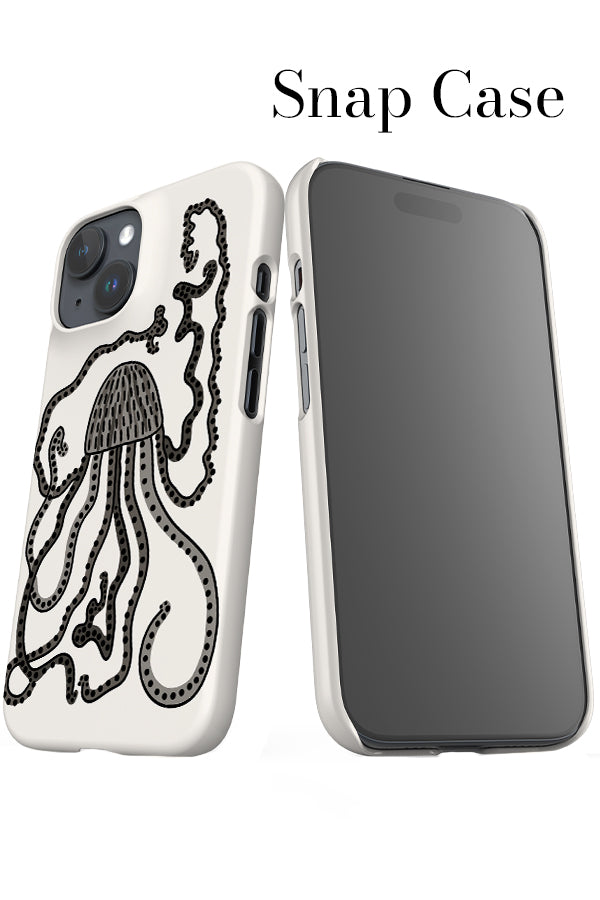 Jellyfish iPhone Snap Phone Case (Monochrome) | Harper & Blake