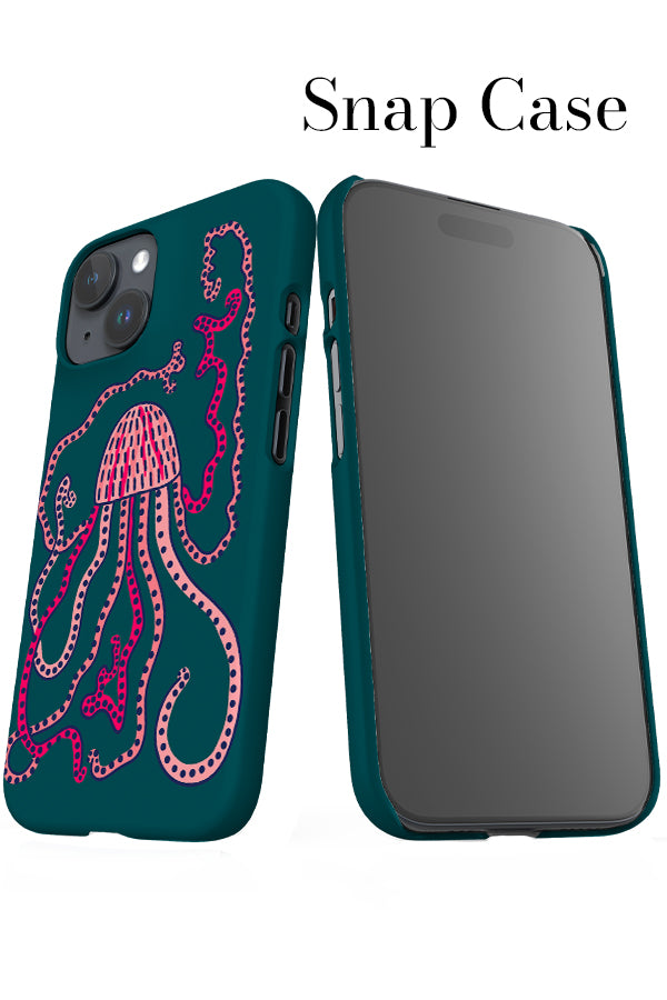 Jellyfish iPhone Snap Phone Case (Teal) | Harper & Blake