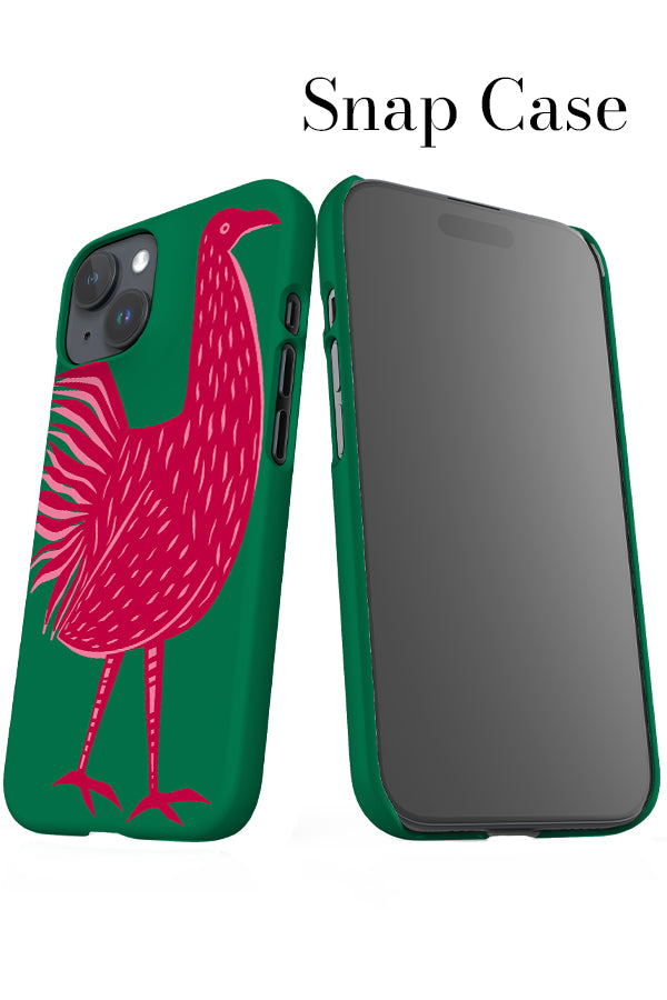 Jungle Chicken iPhone Phone Snap Case (Green) | Harper & Blake