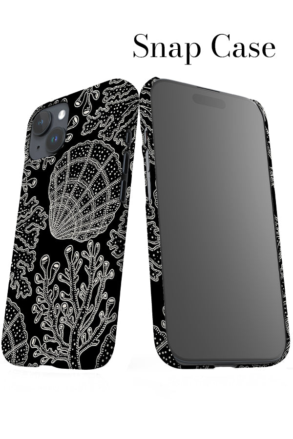 Large Coral Reef iPhone Snap Phone Case (Black) | Harper & Blake