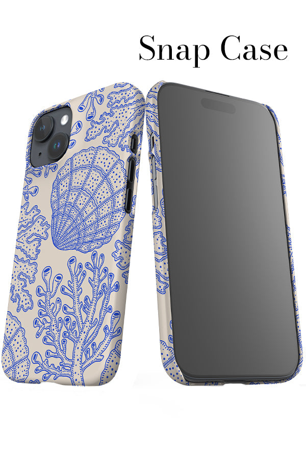 Large Coral Reef iPhone Snap Phone Case (Off-White) | Harper & Blake
