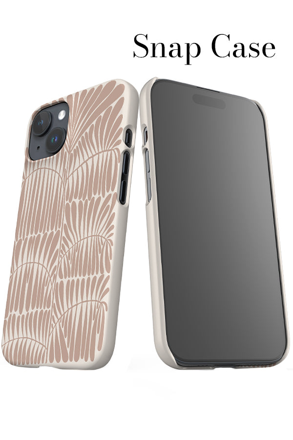 Leaves Placement iPhone Snap Phone Case (Pale Terracotta) | Harper & Blake