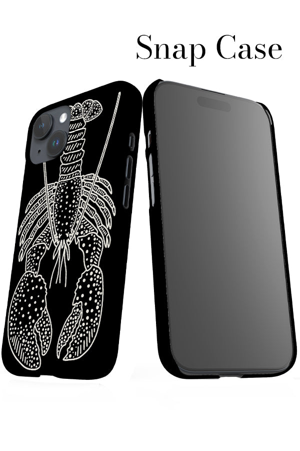Lobster Placement iPhone Snap Phone Case (Black) | Harper & Blake
