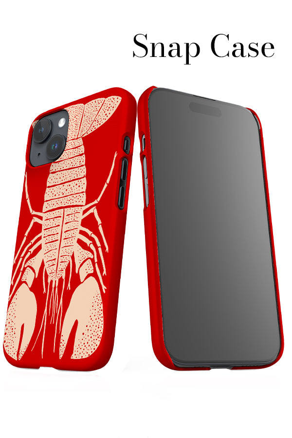Lobster Placement iPhone Snap Phone Case (Red) | Harper & Blake