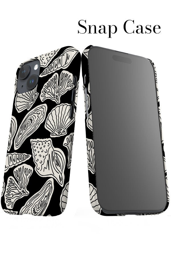 Mixed Shell iPhone Snap Phone Case (Black) | Harper & Blake